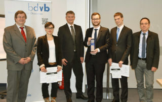 Verleihung bdvb BEST Economic Thesis Award, Gruppenbild, News